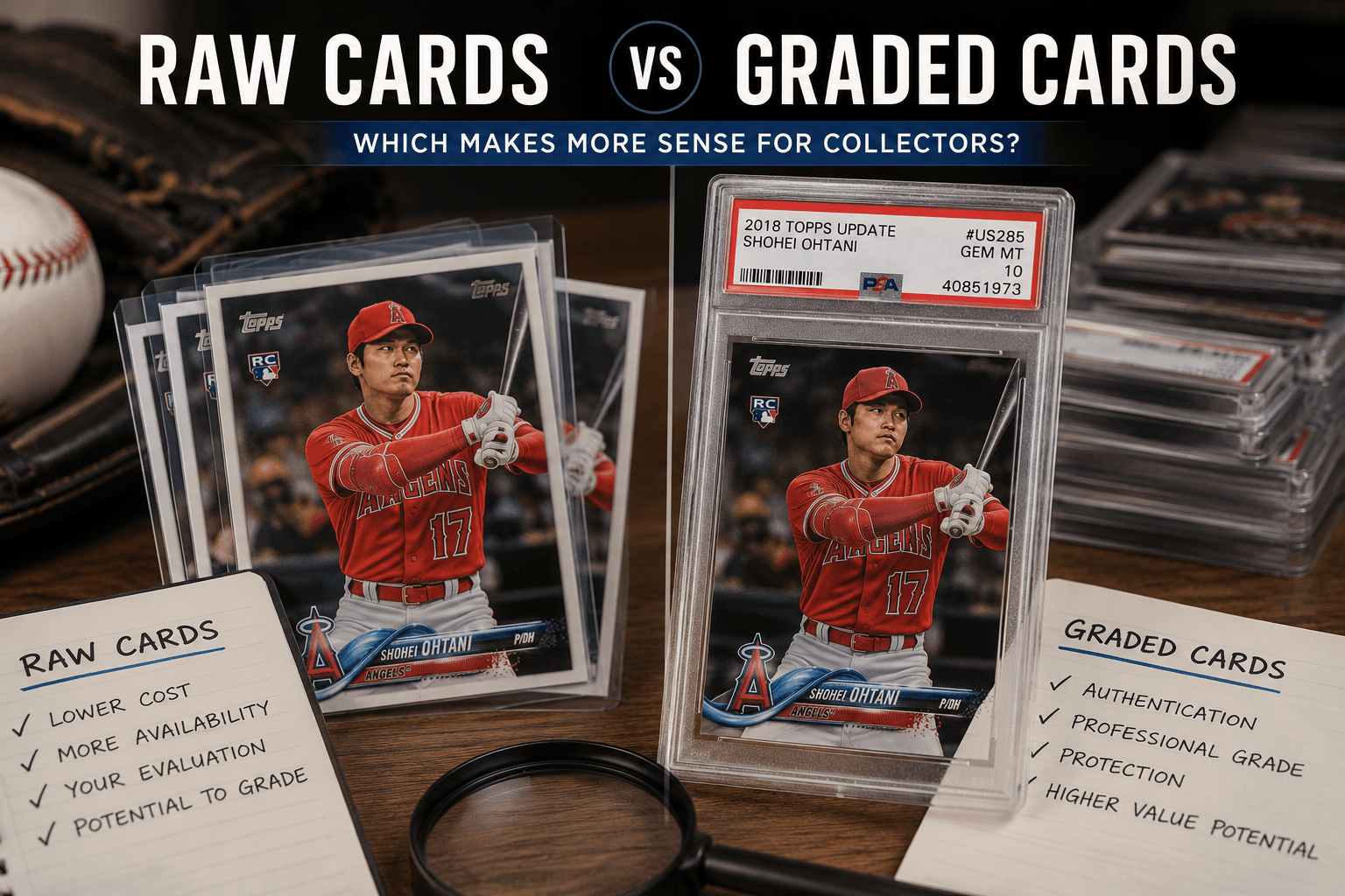 Raw Cards Vs Graded Cards