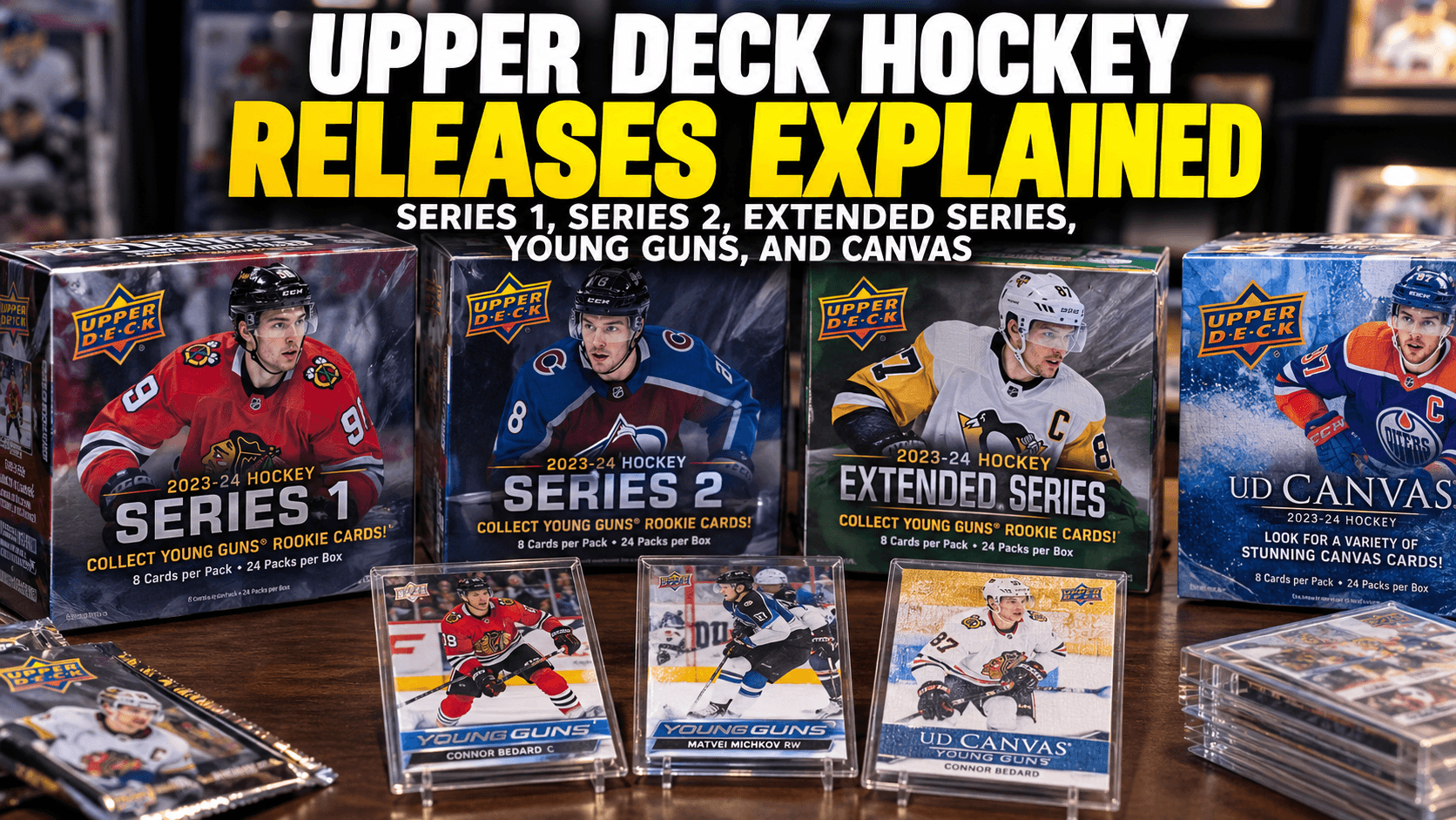 Upper Deck Hockey Releases Explained