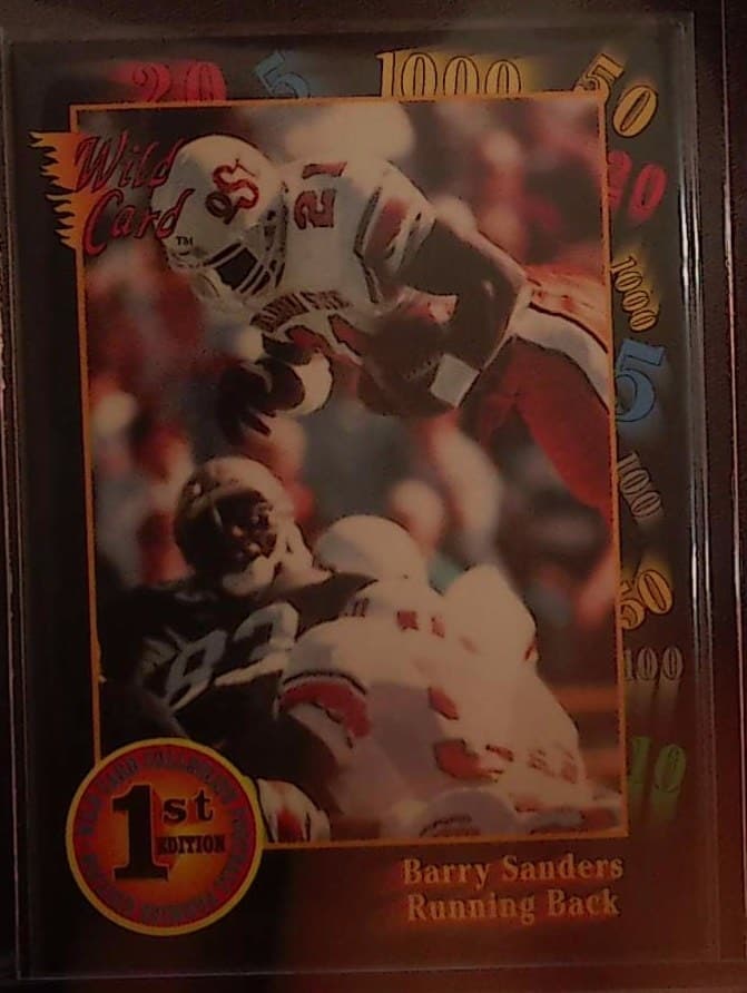 1991 Wild Card Collegiate Football Premier Edition set cover